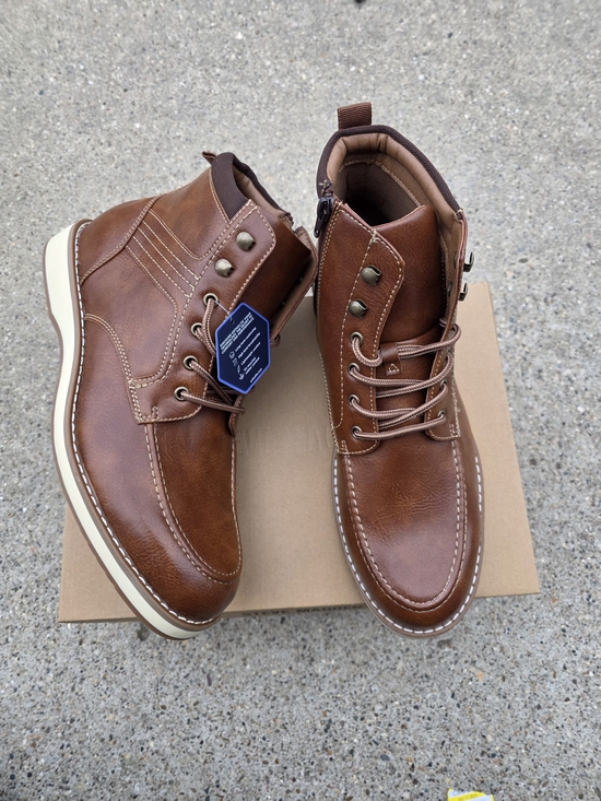 Steve Madden  Leather Casual Boots Men Size 12 main image 4